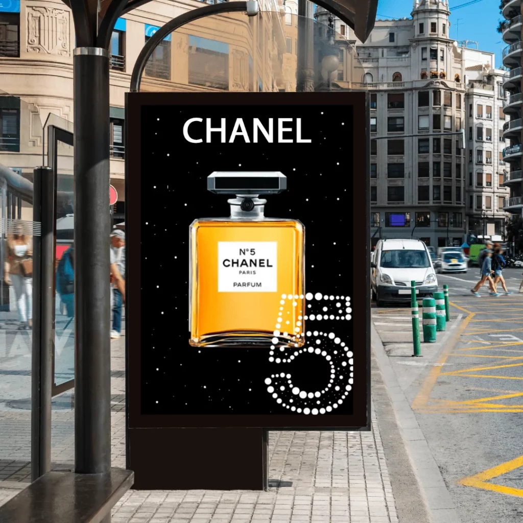 Affiche publicitaire CHANEL